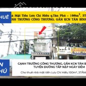 Cho thuê nhà mặt tiền Lưu Chí Hiếu 100m², 3TẦNG, 21Triệu - CẠNH TRƯỜNG CÔNG THƯƠNG